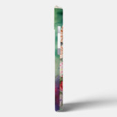 Coques Case-Mate iPhone Lettre personnalisée M Elégante aquarelle florale (Verso / Gauche)