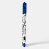 Coques Case-Mate iPhone Lettre personnalisée M Élégante Parties scintillan (Verso / Droite)