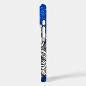 Coques Case-Mate iPhone Lettre personnalisée R Élégante Parties scintillan (Verso / Gauche)