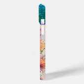 Coques Case-Mate iPhone LETTRE PERSONNALISÉE S Elégante Aquarelle Florale (Verso / Gauche)