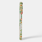 Coques Case-Mate iPhone Lettre psychédélique R Motif Aquarelle florale (Verso / Droite)