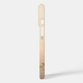 Coques Case-Mate iPhone Lettre R transparente moderne (Verso / Gauche)