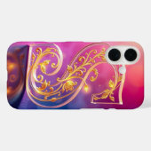 Coques Case-Mate iPhone Lettre S transparente décorative (Verso (horizontal))