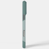 Coques Case-Mate iPhone Lettre Turquoise coupée (Verso / Droite)