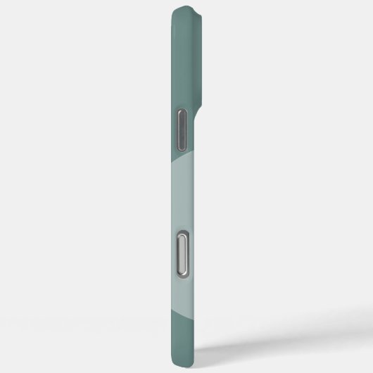 Coques Case-Mate iPhone Lettre Turquoise coupée (Verso / Droite)