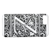 Coques Case-Mate iPhone Lettre Z Monogramme médiéval Art Nouveau (Dos (Horizontal))
