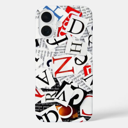 Coques Case-Mate iPhone Lettres (Verso)