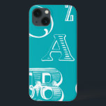 iPhone 13 Coque Lettres décoratives sur Arrière - plan bleu<br><div class="desc">Une véritable soupe alphabétique vous attend lorsque vous achetez cette impression de lettres décoratives sur un arrière - plan bleu. Une création Vision Studio, ce serait un grand ajout à la salle d'un enfant ou à sa salle de jeux. Commandez une impression dès aujourd'hui !</div>