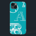 Coques Pour iPhone Lettres décoratives sur Arrière - plan bleu<br><div class="desc">Une véritable soupe alphabétique vous attend lorsque vous achetez cette impression de lettres décoratives sur un arrière - plan bleu. Une création Vision Studio,  ce serait un grand ajout à la salle d'un enfant ou à sa salle de jeux. Commandez une impression dès aujourd'hui !</div>