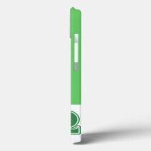 Coques Case-Mate iPhone Lettres vertes Alphi Chi Omega (Verso / Gauche)