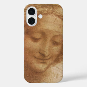 Coques iPhone 16 L'étude de Leonardo da Vinci sur le portrait de Sa
