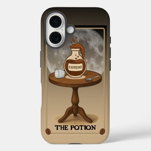 Coques Case-Mate iPhone L'étui de téléphone carte de tarot The Potion (Verso)