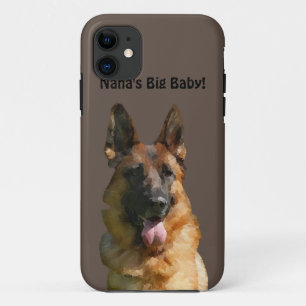Case-Mate iPhone Case L'étui téléphonique allemand de Nana's Big Baby