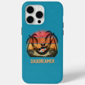 Coques Case-Mate iPhone L'évasion tropicale du Chat Cool (Verso)