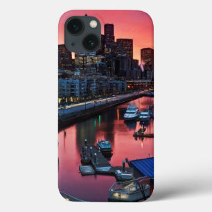 Coques Pour iPhone Lever de soleil au pilier 66 regardant vers le bas