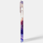 Coques Case-Mate iPhone Lever de soleil hivernal sur le sentier neigeux (Verso / Gauche)