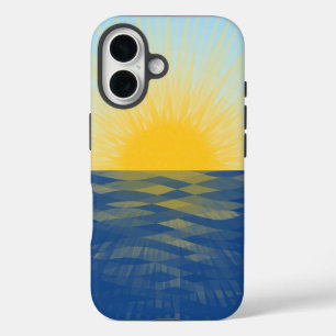 Coques iPhone 16 Lever de soleil sur l'océan Nouveaux débuts