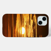 Coques Case-Mate iPhone Lever du soleil à travers les nuages Photo (Verso (horizontal))