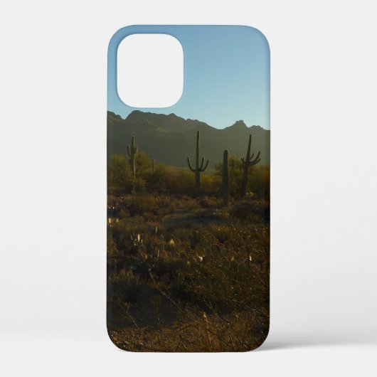 Coques Case-Mate iPhone Lever du soleil du Saguaro dans le parc national d (Verso)