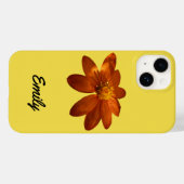 Coques Case-Mate iPhone Lever du soleil sur le tournesol mexicain Orange F (Verso (horizontal))