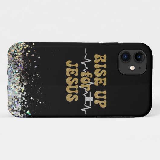 Coques Case-Mate iPhone Levez-vous pour Jésus chrétien (Dos (Horizontal))