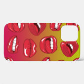 Coques Case-Mate iPhone Lèvres chaudes (Verso (horizontal))