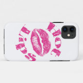 Coques Case-Mate iPhone Lèvres chaudes ! Lèvres roses (Dos (Horizontal))