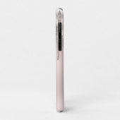 Coques Case-Mate iPhone Lèvres en argent rose Icy Parties scintillant diam (Dos/Gauche)