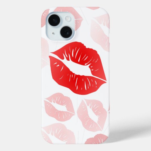 Coques Case-Mate iPhone Lèvres en bâton (Verso)