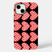 Coques Case-Mate iPhone Lèvres qui s'embrassent coeurs (Verso)