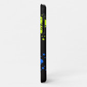 Coques Case-Mate iPhone Lèvres Rétro des Années 80 Étoiles Baisers (Dos/Gauche)