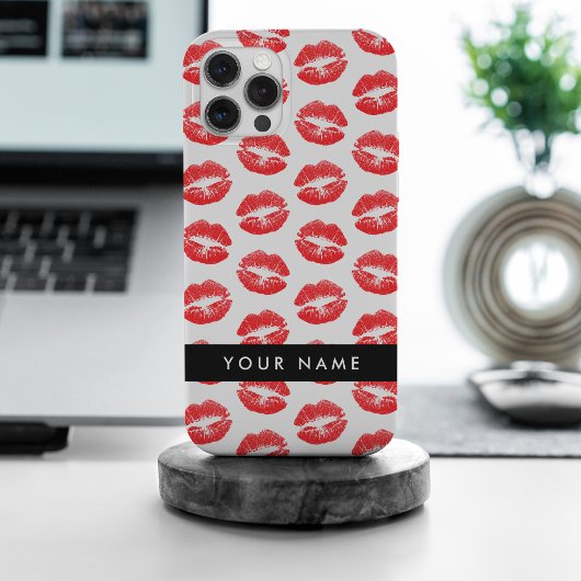 Coques Case-Mate iPhone Lèvres Rouges, Baiser, Baguette à lèvres, Votre No