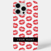 Coques Case-Mate iPhone Lèvres Rouges, Baiser, Baguette à lèvres, Votre No (Verso)