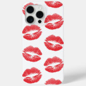 Coques Case-Mate iPhone Lèvres Rouges, Motif De Lèvres, Rouge Lèvres, Bais (Verso)
