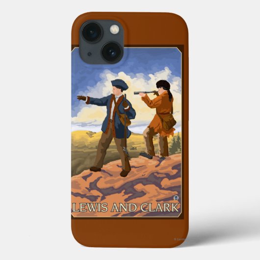 Coques Case-Mate iPhone Lewis et Clark explorant l'ouest (Verso)