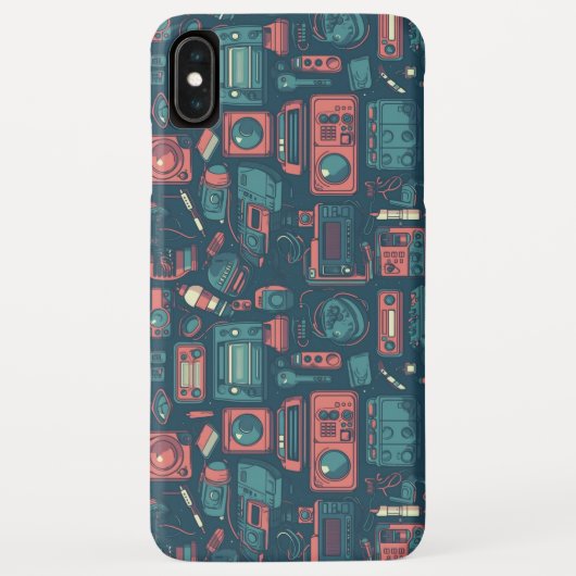 Coques Case-Mate iPhone L'explosion du passé : la technologie des années 8 (Dos)