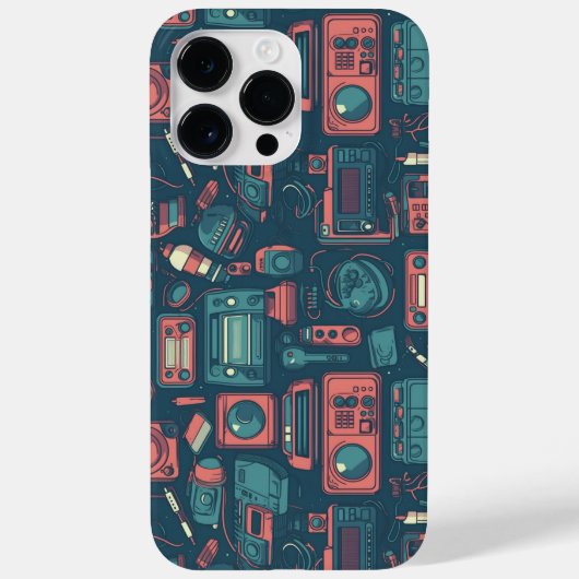 Coques Case-Mate iPhone L'explosion du passé : la technologie des années 8 (Verso)