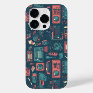 Coque Pour iPhone 14 Pro L'explosion du passé : la technologie des années 8