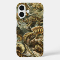 Lézards par Ernst Haeckel Lacertilia Animal Vintag