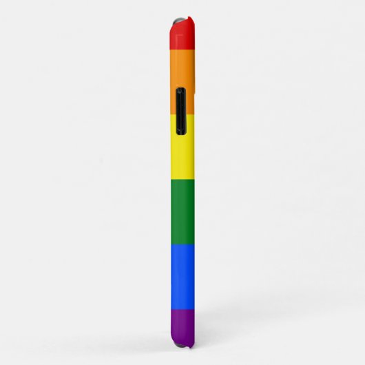 Coques Case-Mate iPhone LGBT Rainbow Strip (Dos/Droite)