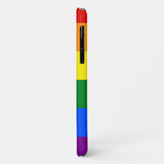 Coques Case-Mate iPhone LGBT Rainbow Strip (Dos/Gauche)