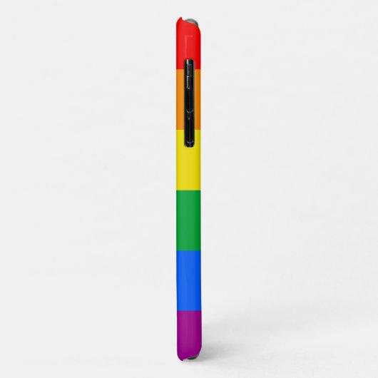 Coques Case-Mate iPhone LGBTQ+ Arc-en-ciel (Dos/Gauche)