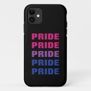 Case-Mate iPhone Case LGBTQ Bisexual Pride personnalisable Texte répété