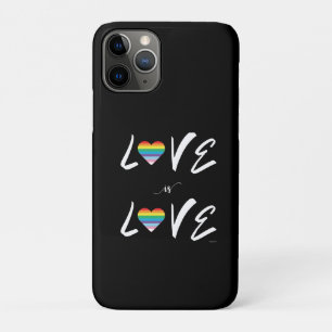 Case-Mate iPhone Case LGBTQIA L'amour est amour, Rainbow Heart Pride