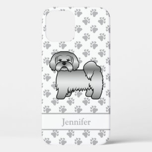 Case-Mate iPhone Case Lhasa Apso Argent Chien de Dessin Animé Mignon & N