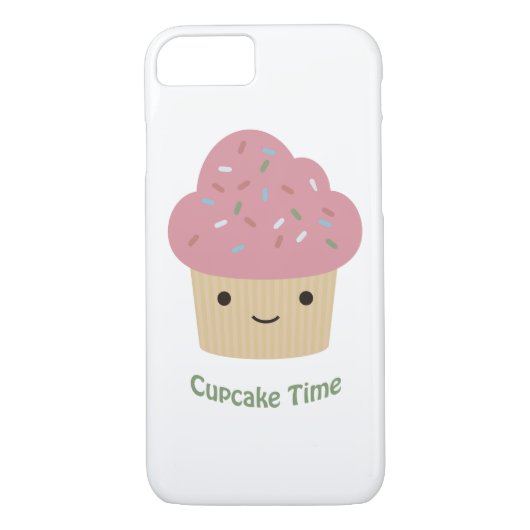 Coques Case-Mate iPhone L'heure du gâteau ! Cute Cupcake rose (Dos)