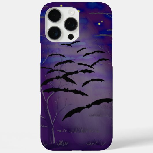Coques Case-Mate iPhone L'heure ensorcelante avec pleine lune jaune et cha (Verso)