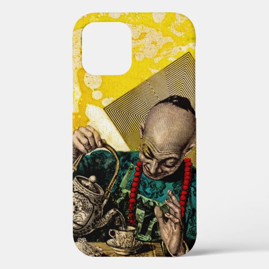 Coques Case-Mate iPhone L'homme du thé par Michael Moffa (Verso)