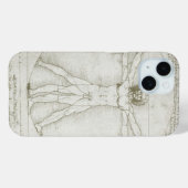 Coques Case-Mate iPhone L'homme vitruvien de Léonard de Vinci (Verso (horizontal))