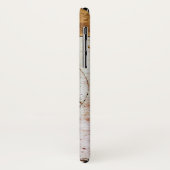 Coques Case-Mate iPhone L'HOMME VITRUVIEN - Parchemin antique (Dos/Gauche)